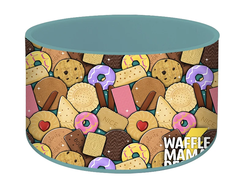 Customization Etsy AMZ Cute Fantasy Seamless Pattern Silicone Bottle Sleeve Water Bottle Cup Bumper Silicone Tumbler Boots