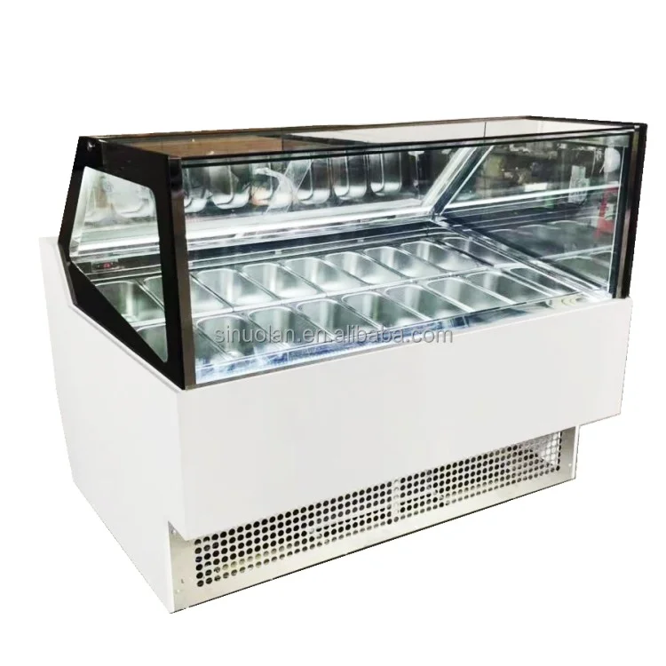 gelato cooler electric ice cream freezer for sale 6 pan gelato display freezer countertop ice cream freezer