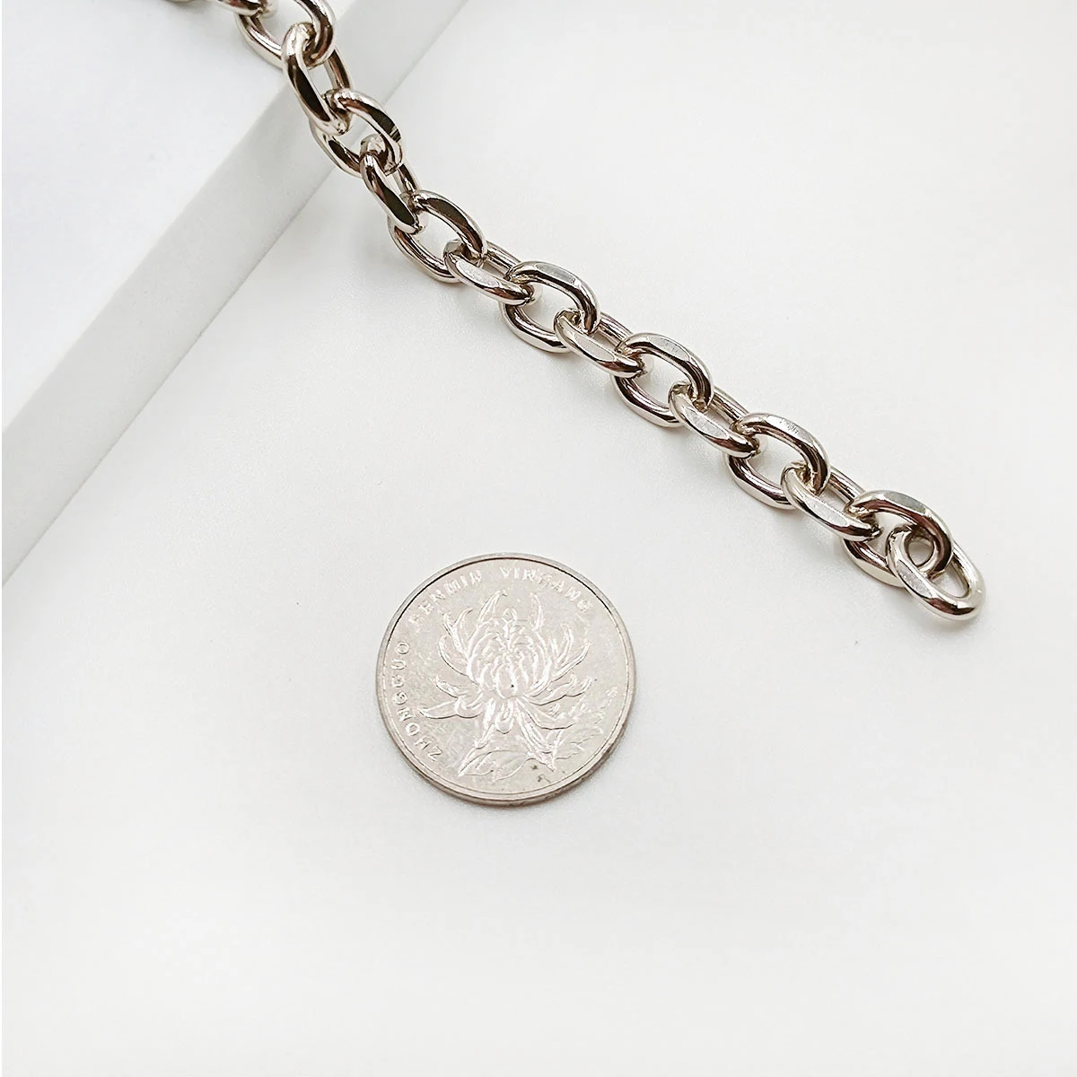 High Quality gold silver bronze black Custom O Shape Iron Bag Chain Metal Shoulder Strap Key Chain for Handbags