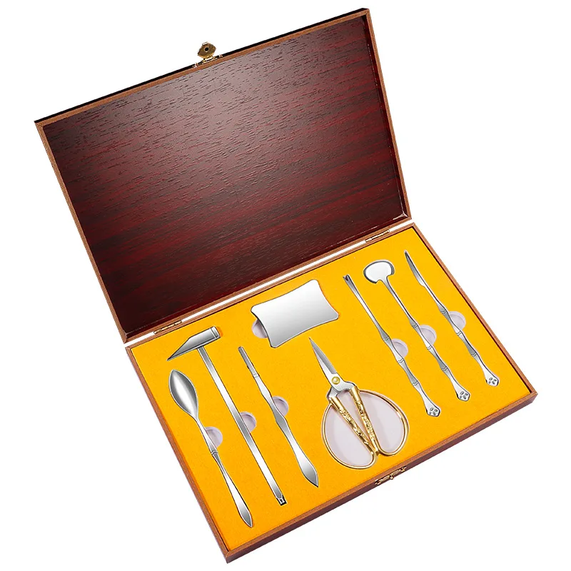 Syh204 Portable Seafood Tool Crab Eating Tool Set Zinc Alloy Crab Pliers and cracker Clips tool set Crab Crackers