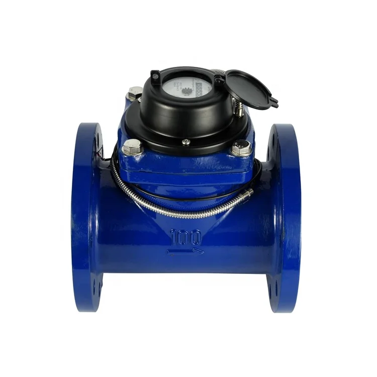Dry-dial Magnetic Type Cold Cast Iron Removeable Woltman Water Meter With Flange Connection