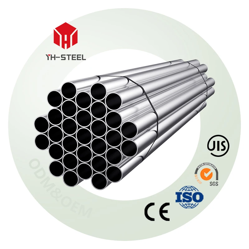 Q235B 304 Stainless Steel round Pipe Hot Dipped Galvanized ERW Welding Cutting Bending Punching 2B Surface Finish Seamless Type