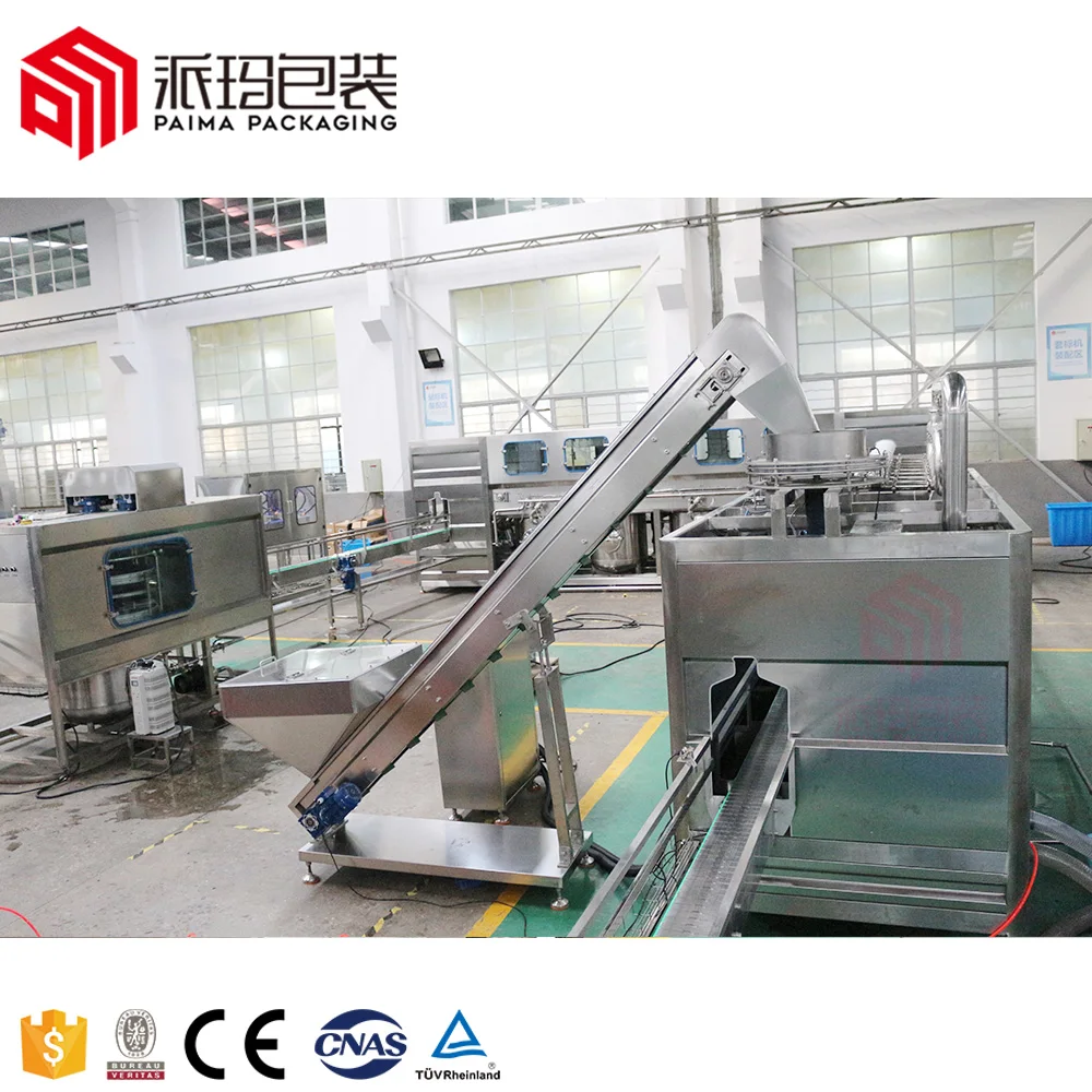 Factory 10L 19L 20L Polycarboonated Bottle Bottling Plant 5 Gallon Dispenser Barrel Water Filling Machine