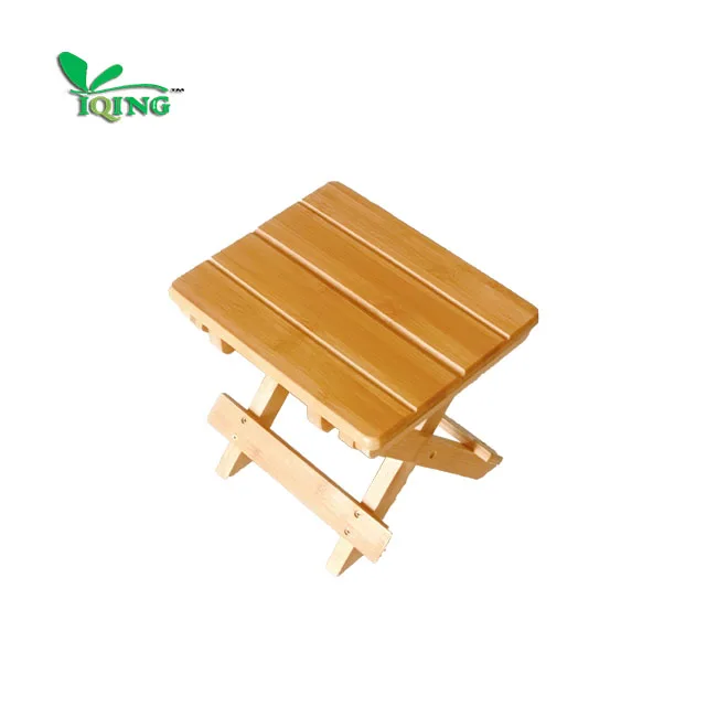 High Quality Natural Bamboo Outdoor Folding Small Chair Dining Stools Modern