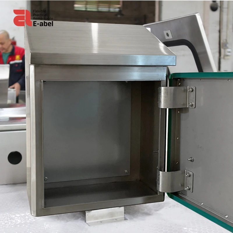 Eabel custom ANSI UL508A HD stainless steel control panel box AISI 316L 304L IP69K ss electrical control box enclosure