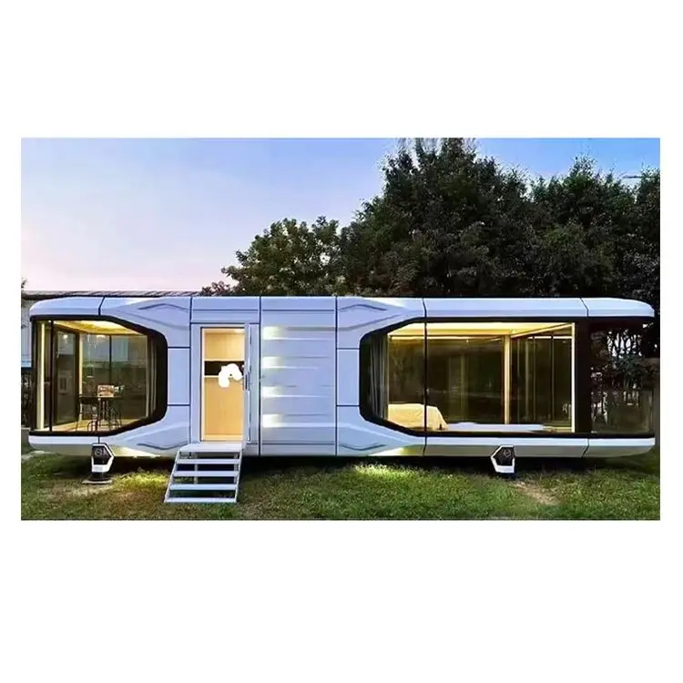 Hot Sale Prefab Houses Custom Square Feet Of Modern Small Mobile Space Capsule Homes Used In Scenic Spots Space Capsule House