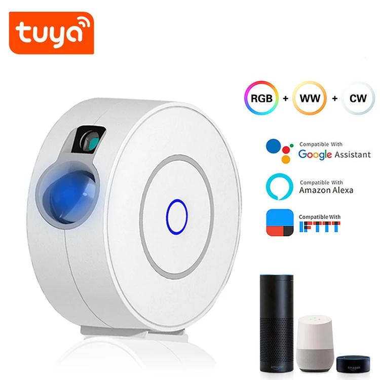 Tuya Wifi Laser Smart LED Star Light Projector for Bedroom Bar Party