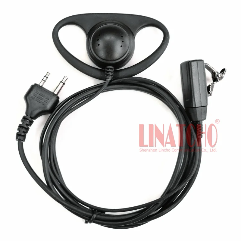 MIDLAND GXT Walkie Talkie 2 Two Way Radios Earpiece Headset Mic D Earhook Earphone