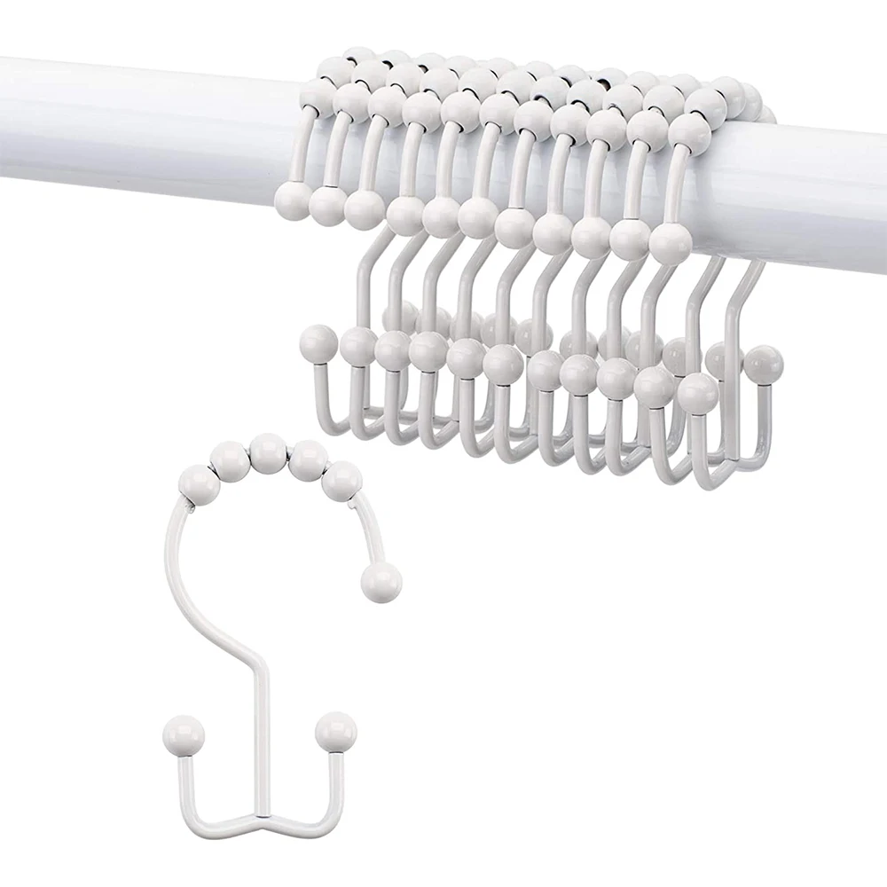 fashion curtain clip single drapery tape hooks designer shower curtain rings