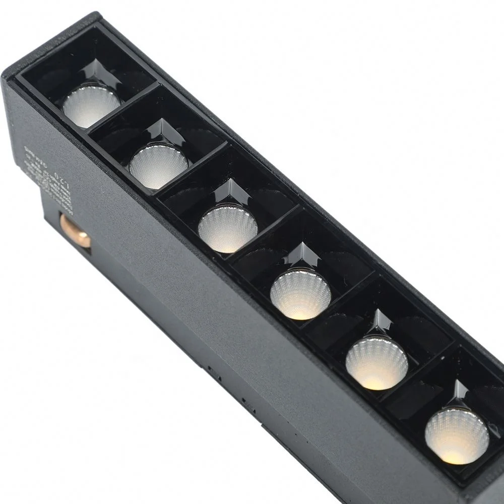 Indoor Lighting Office Fixture Surface Led Track Light Surface Mounted Linear Led Grille Lamp