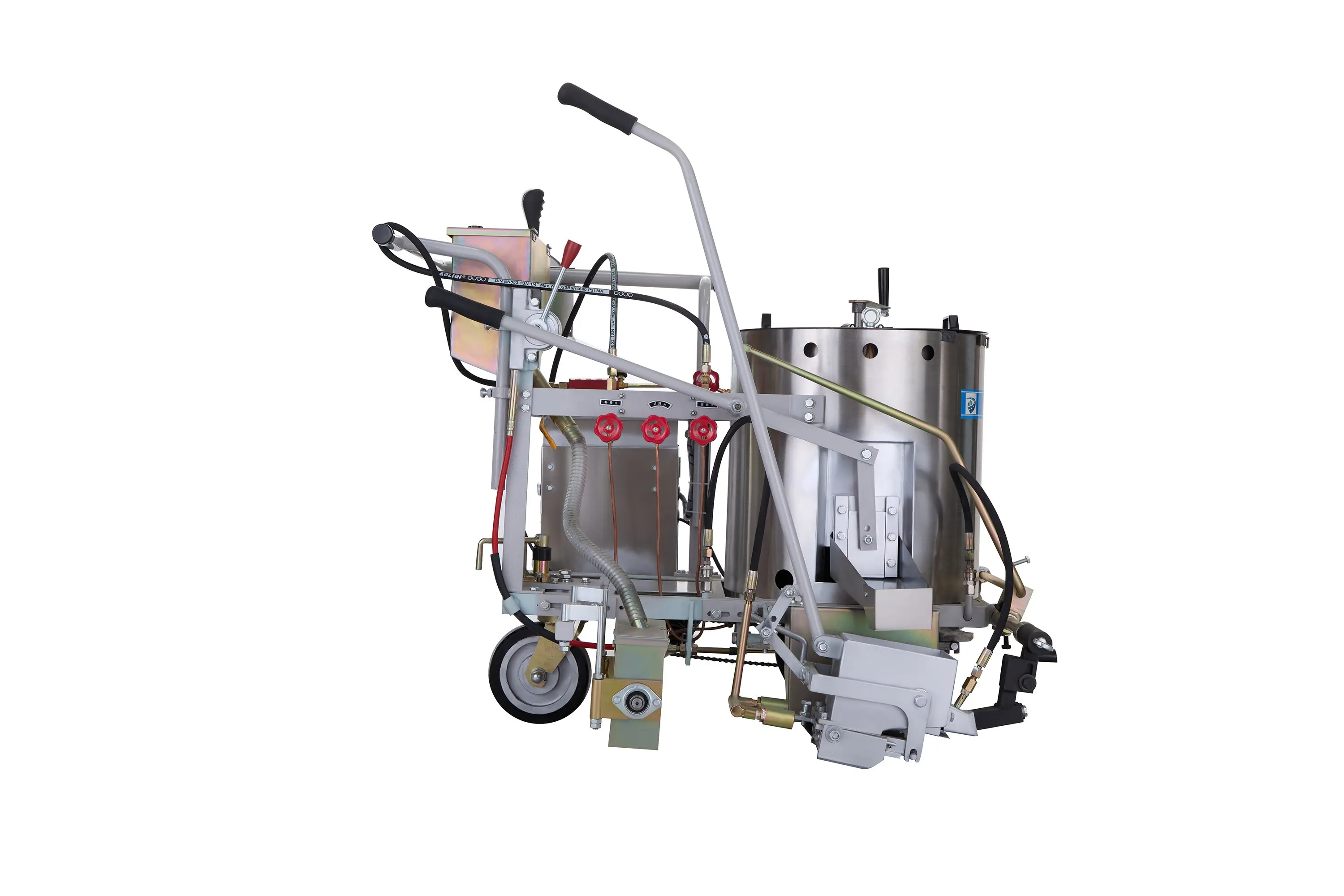 Portable Thermoplastic road marking machine Hand push hot melt line road marking machine