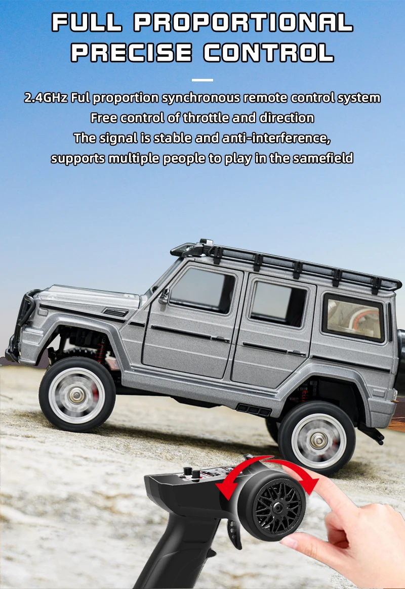 1/24 сплав 4WD восхождение RC автомобиль пульт дистанционного управления гусеничный для детей