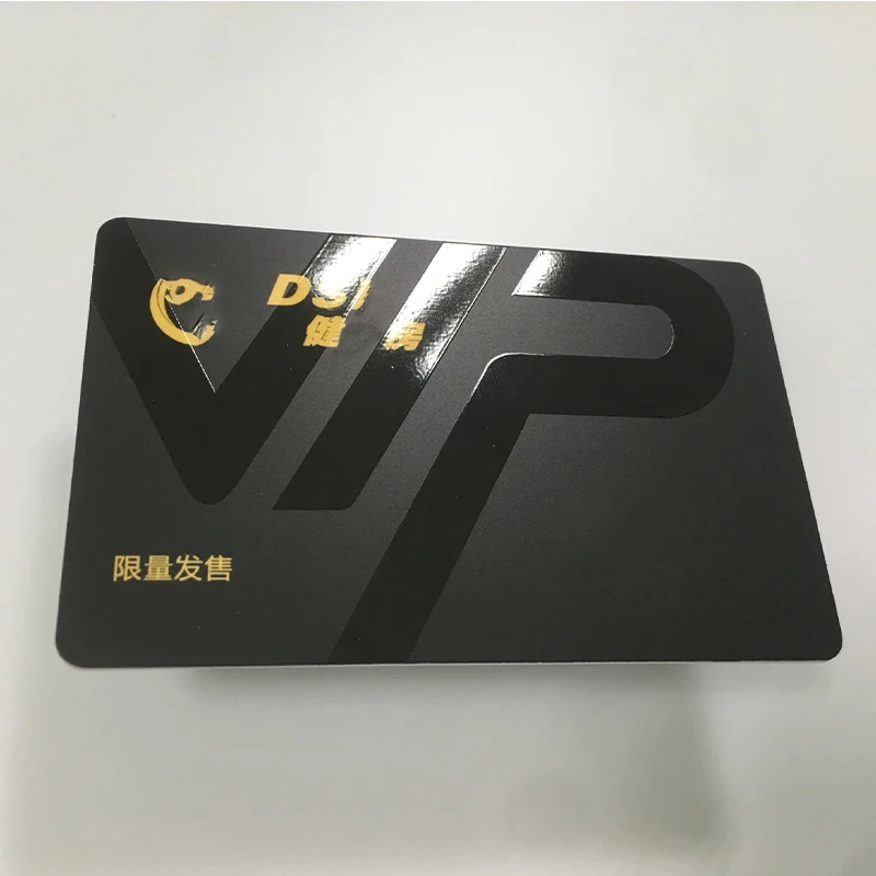 Etched stainless steel metal business card vip Carla wire printed metal VIP membership card
