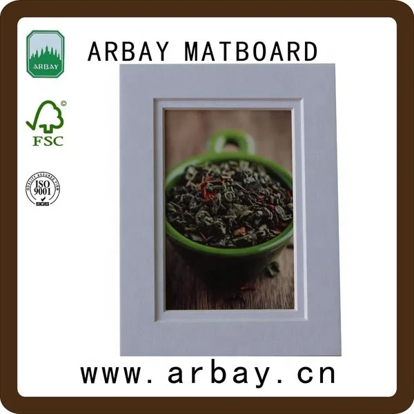 Acid free uncut and pre-cut multi opening paper frame mat for picture digital photo frame