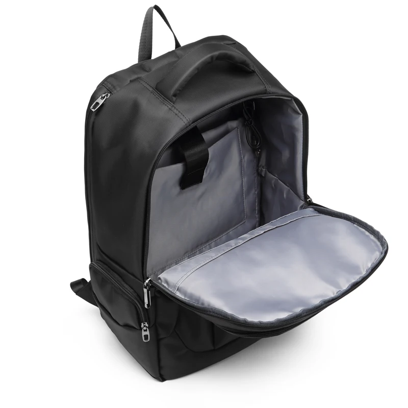 custom logo high quality anti-theft fashion canvas backpack with usb charging