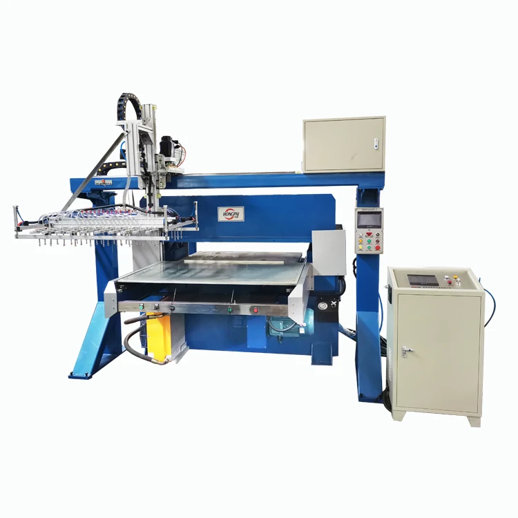 150 tons automatic hydraulic plastic PET PP thermo vacuum forming Fruit Packaging Tray die cutting press machine with robot