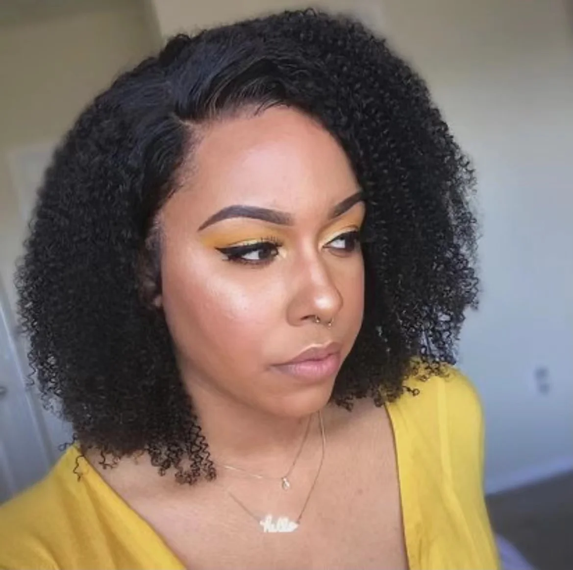 Wholesale 20 inch virgin natural human hair wigs cheaper brazilian full lace wigs with bangs for white women