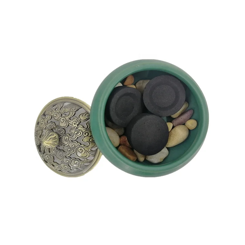 YKS smokeless long burning time 40mm instant round shisha charcoal tablets for hookah