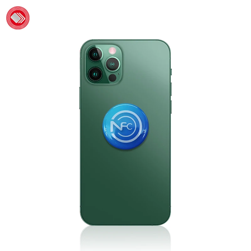 China Manufacturer epoxy resin products nfc tag keychains epoxy stickers for phone