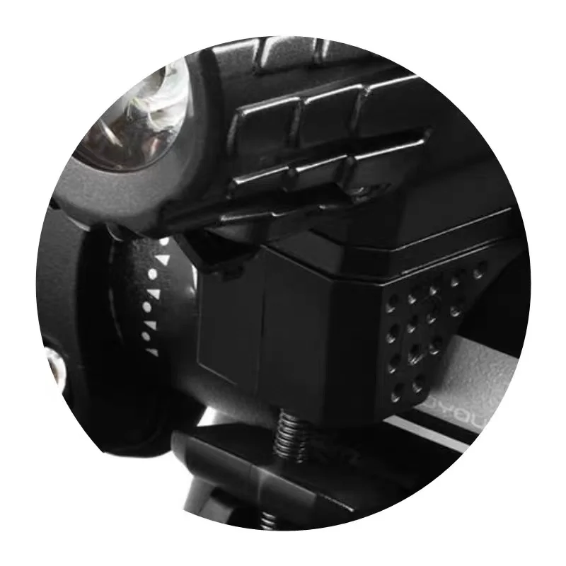 USB Rechargeable Handlebar Front Light Bicycle Cycling Stopwatch With Strong Light