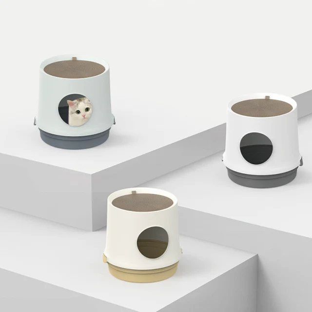 Wholesale Super September High Quality New Style Cat Litter Box Poop Basin Cat Toilet Waste Boxing Groom Pet Supplies