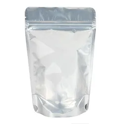 Ziplock Stand Up Bags with Matte Window, Reusable, Heat-Sealable for Home or Business