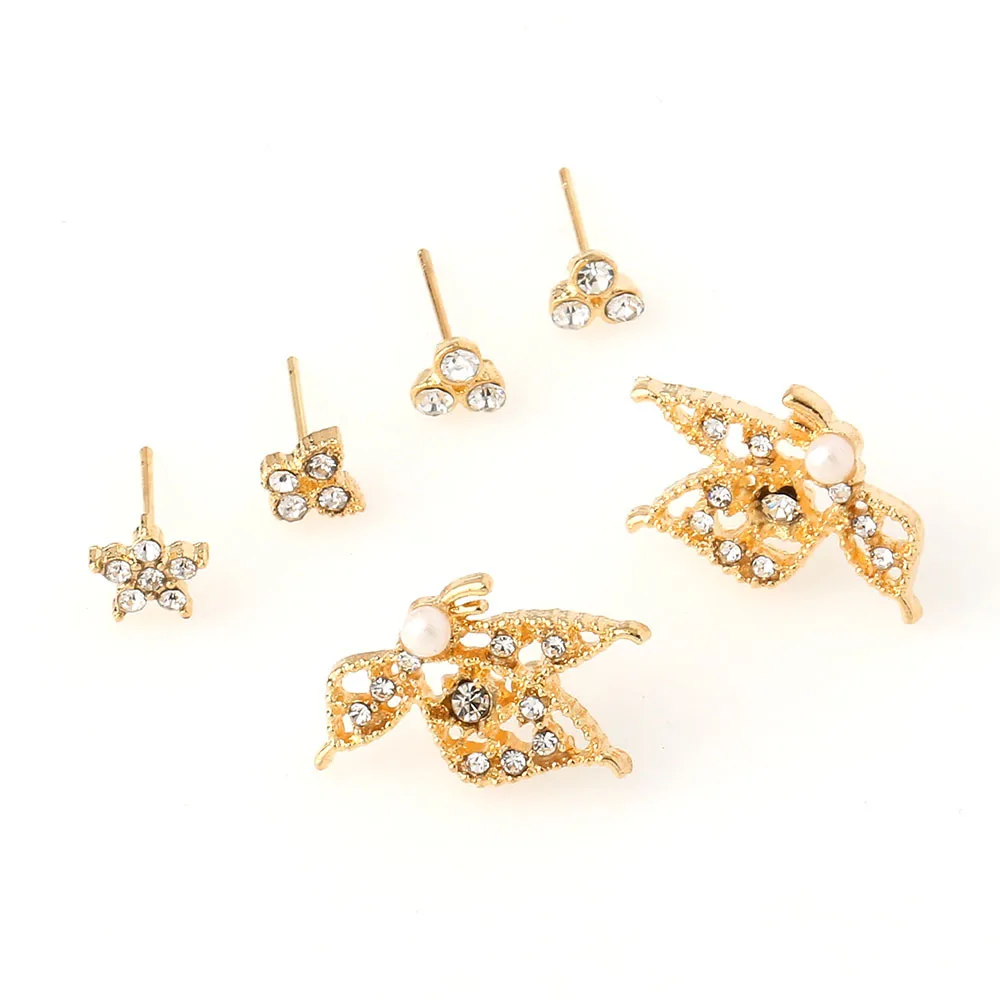 2021 New Snake Gold Plated Fashion Stud Earrings Necklace jewelry Set