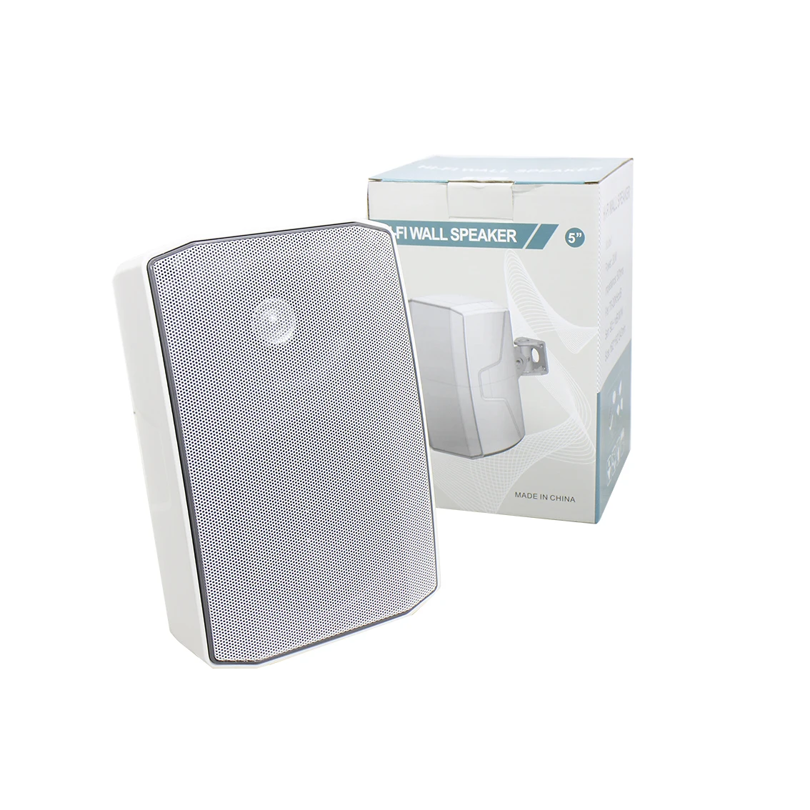 T 6 Inch Subwoofer 30W Wall Mount Loudspeaker Outdoor Waterproof Wall Speaker With 0.75-inch tweeter