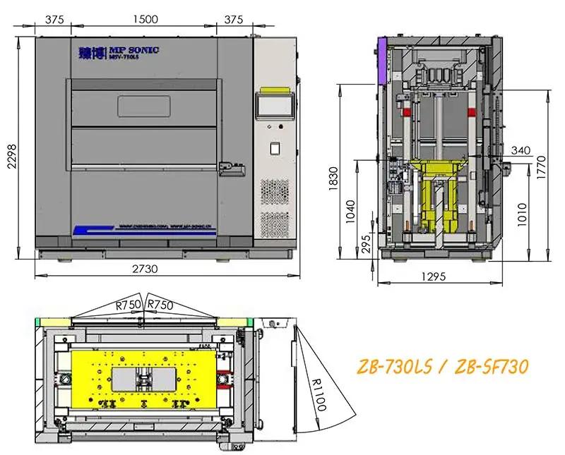 ZB-715LS 15kw 25kw vibration friction welding machine for printer ink cartridges eyewear industry garden tools