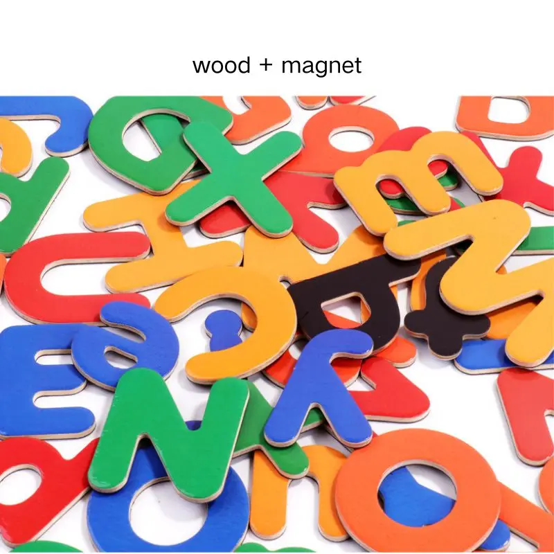 Customized Colorful Baby Learning English Matching Toy Educational Kids Magnetic Alphabet Letters Kit
