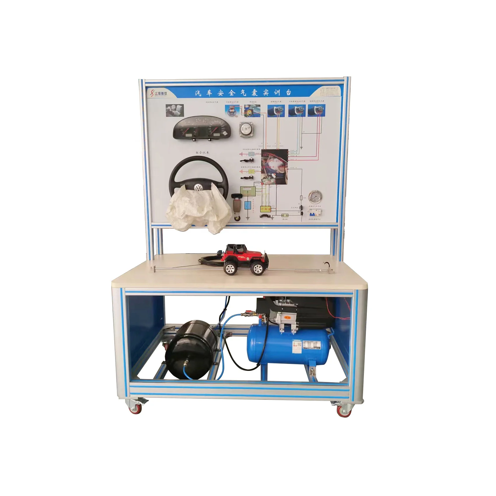 Pure electric battery management system and charging training platform