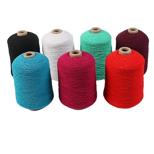 High elastic rubber covered yarn 90#/100#/110  latex rubber covered polyester yarn