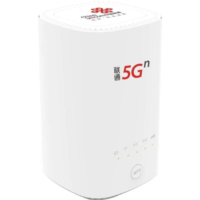 China Unicom 5G CPE VN007 VN007+2.3Gbps Wireless NSA/SA NR n1/n3/n8/n20/n21/n77/n78/n79 4G LTE Band1/3/8 With SIM