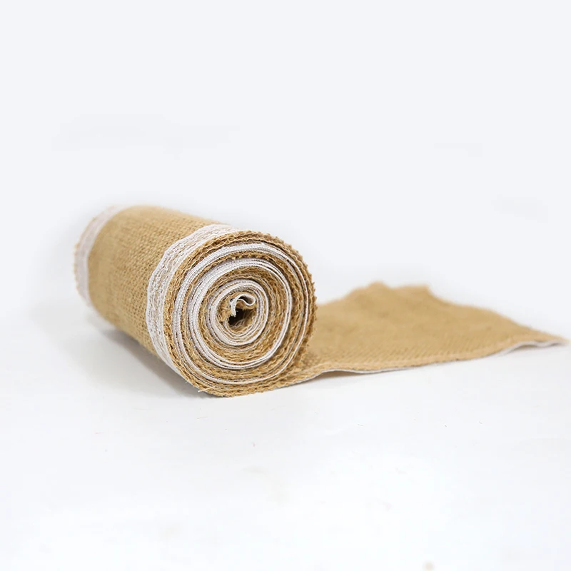 
Braid hemp rope jute burlap lace ribbon for DIY wrap bag crafts gift 