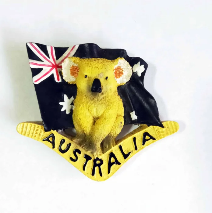 High Quality Custom Tourist Souvenir Gifts Cities Australia Different Countries 3D Resin  Fridge Magnet