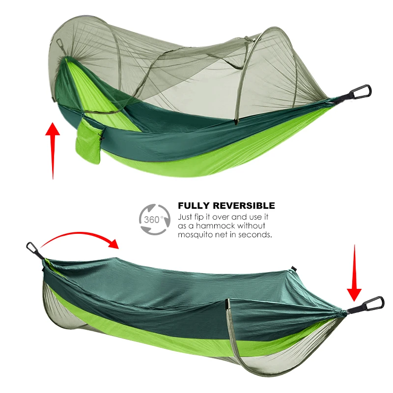 
High Quality Wholesale Camping Hammock with mosquito net 