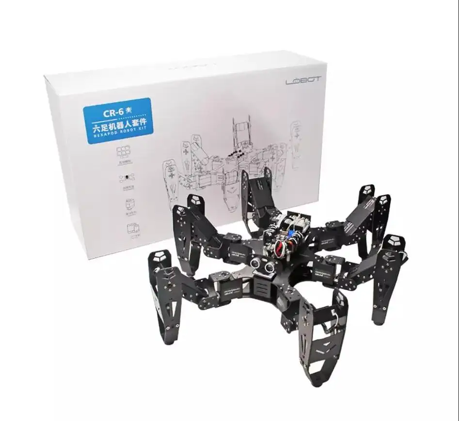 Hiwonder CR-6 паровой образование робот-паук Hexapod обучающий комплект 19DOF программируемый многоногий робот