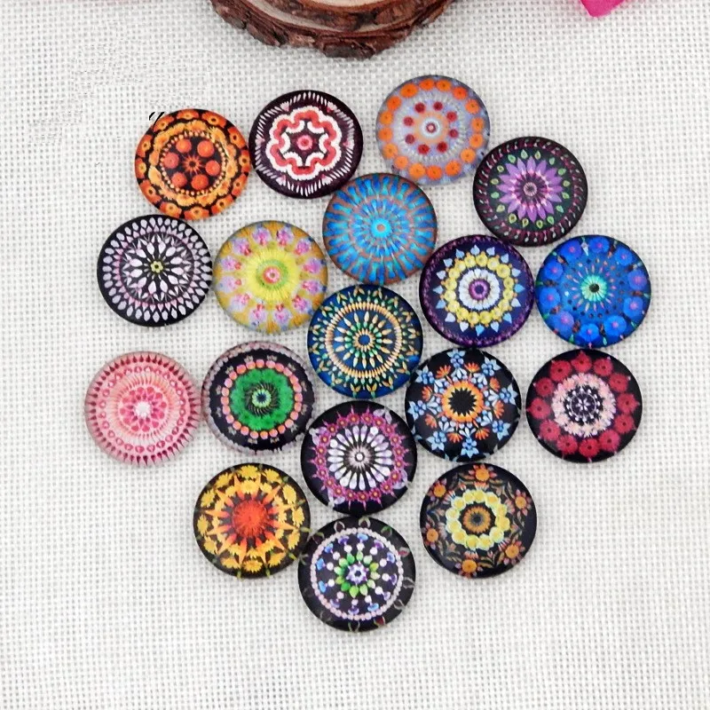 Personalized creative kaleidoscope tree pattern 3d crystal glass magnetic refrigerator badge magnet fridge wholesale