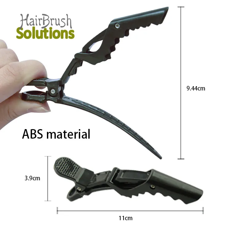 OEM ODM Custom Salon Carbon Fiber Hair Comb Black Barber Rat Tail Comb And Hair Clips Set