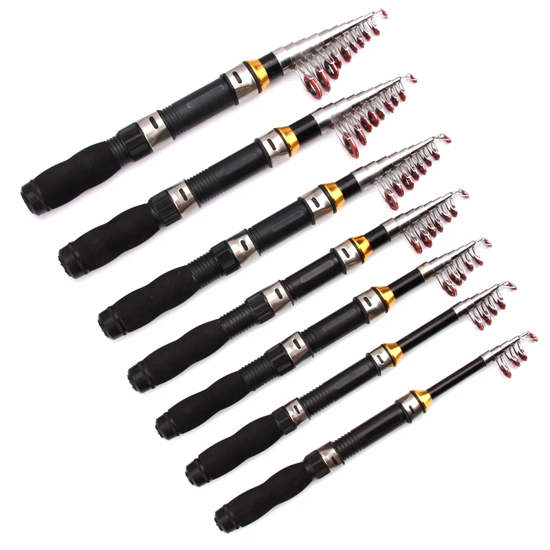 Portable Telescopic Fishing Rod Spinning Fish  rod Hand Fishing Tackle Sea Rod