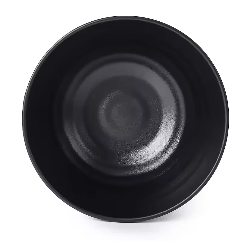 wholesale price black matte 4.5 inch melamine rice ramen bowl chinese soup small bowls japanese ramen bowl
