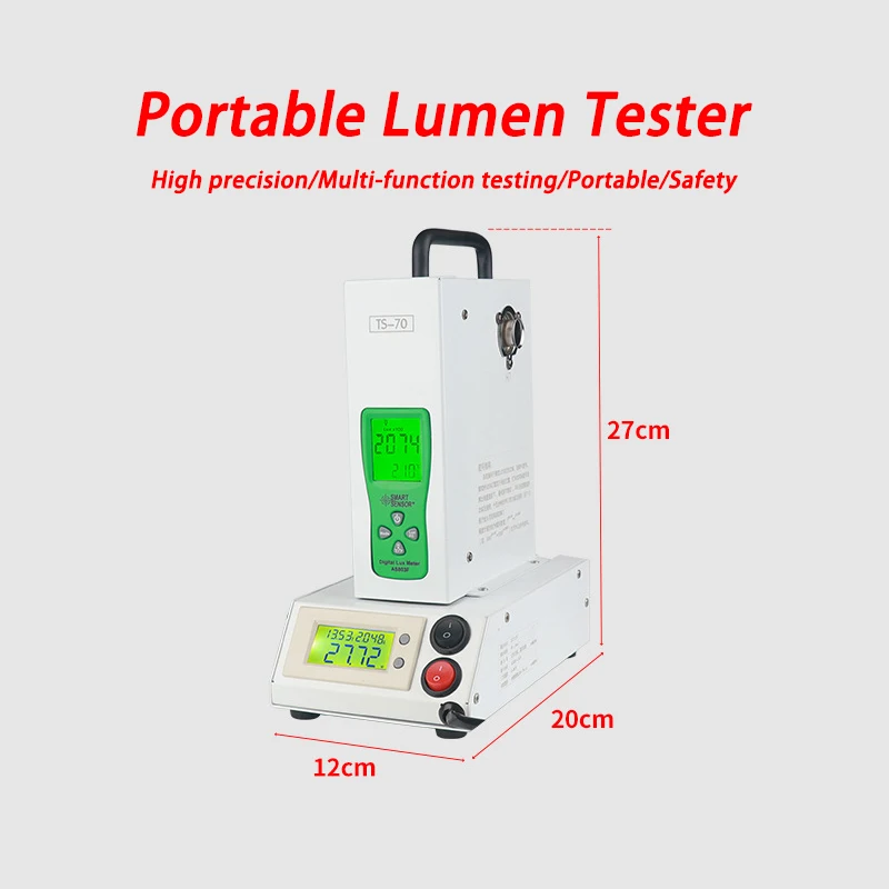 Headlights Lumen Power Tester Led Headlight Bulb Tester H4 H7 H11 9005 9006 Car LED Headlight Brightness Tester