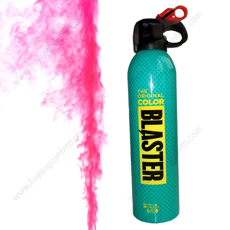 safety celebration Party Cannon Colorful blaster pink color holi powder for gender reveal baby shower color run stage sfx