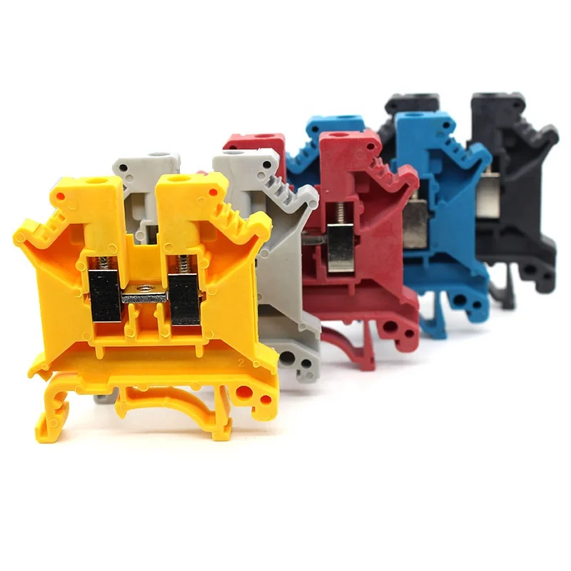 China Factory Price  UK5N waterproof plastic din rail electric terminal block