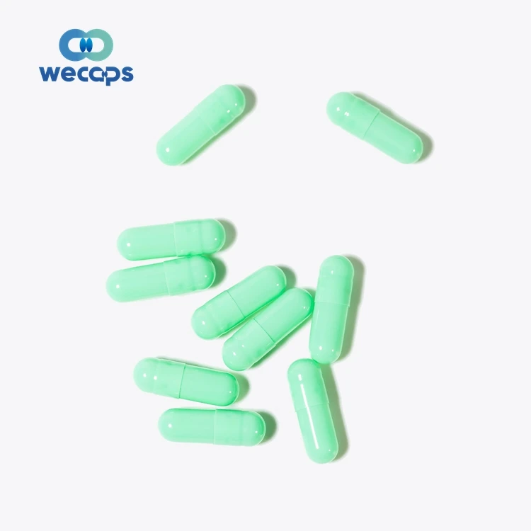 Wecaps медицинские желатиновые костные капсулы размером 2 # разделенные пустые бычий твердый желатин