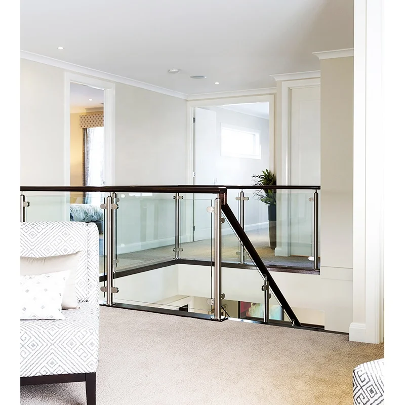 Factory Cheap Price Railing Fence Step Tiles Stair Simple Stair U Beam Design Photo Stainless Steel Staircase