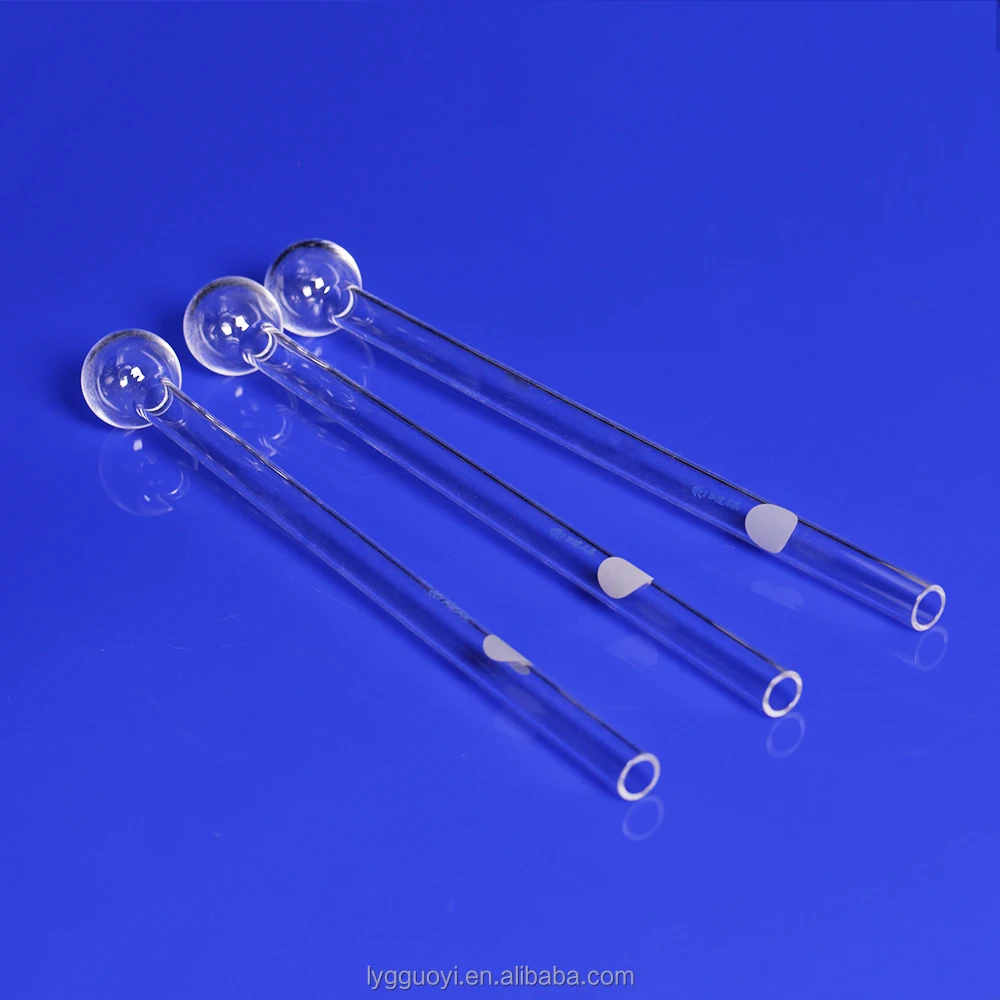 Bet Sample Quartz Tube Quartz Pipes High Quality Hot Sale Ball Shape End Clear Quartz Glass Test Tube