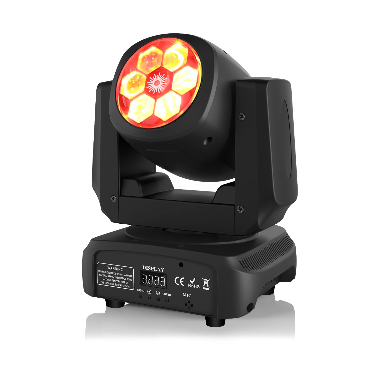 120W 4In1 Bee Eye Laser Rotating Beam Effect Lights For Dj Disco Clubnight Party Exhibition Stage Lamp Dmx Moving Head Lighting