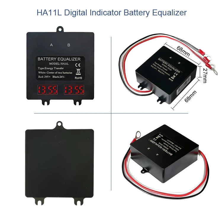 New Pattern 24V Battery Equalizer Balancer for Car Battery LiFePo4 Battery Connected in Parallel Series