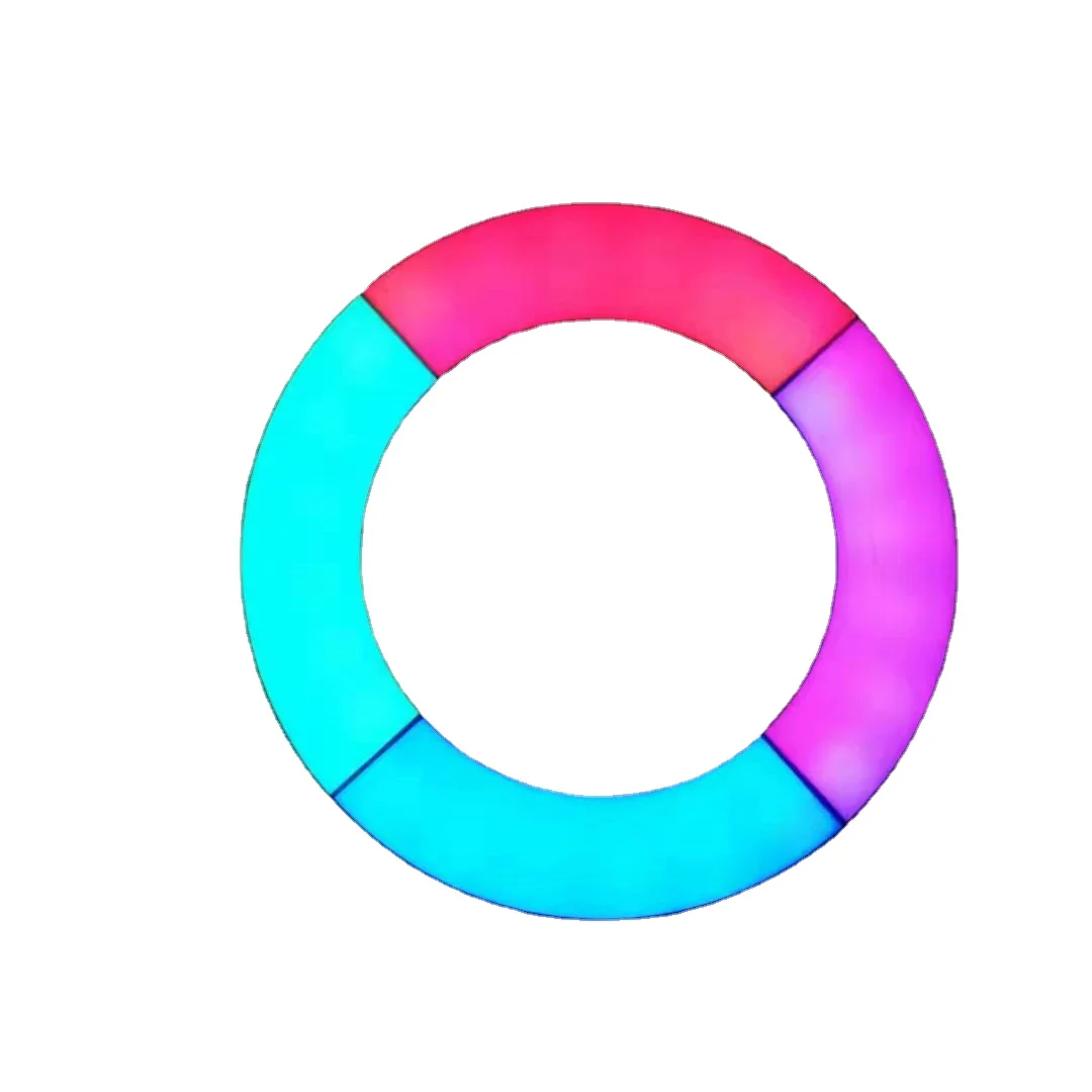 Лучшее качество Wifi Настенный бра для помещений Diy Rgb квантовый свет умный светодиодный ночник